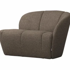 Woood Mojo 2-Zits Bankje Rechts Boucle Bruin Melange