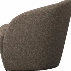 Woood Mojo 2-Zits Bankje Rechts Boucle Bruin Melange