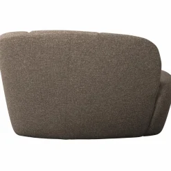 Woood Mojo 2-Zits Bankje Rechts Boucle Bruin Melange