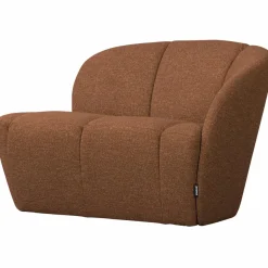 Woood Mojo 2-Zits Bankje Rechts Boucle Roestbruin Melange