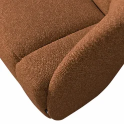 Woood Mojo 2-Zits Bankje Rechts Boucle Roestbruin Melange