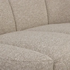 Woood Mojo 2-Zits Bankje Rechts Boucle Beige Melange