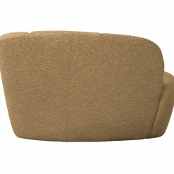 Woood Mojo 2-Zits Bankje Rechts Boucle Geel/Bruin Melange