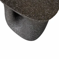 Woood Moson bijzettafel met spikkels zwart