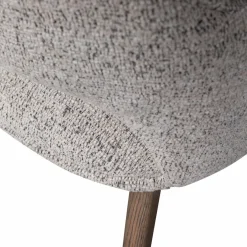 Woood Murat eetkamerstoel naturel met houten poot mystic brown
