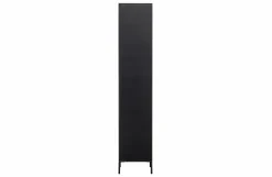 Woood New Gravure Hoge Kast Met Lade Grenen Zwart [fsc]