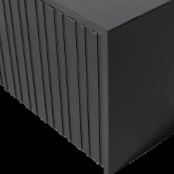 Woood New gravure kistbank grenen zwart [fsc]