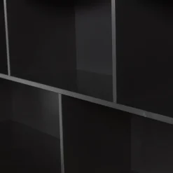 Woood NEW GRAVURE opzetkast grenen zwart [fsc]