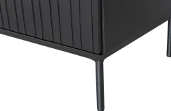 Woood New Gravure Tv Meubel 100 Cm Grenen Zwart [fsc]