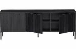 Woood New Gravure Tv Meubel 150 Cm Grenen Zwart [fsc]