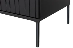 Woood New Gravure Tv Meubel 150 Cm Grenen Zwart [fsc]