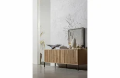 Woood New Gravure Tv Meubel 150 Cm Eiken Blanke Lak [fsc]