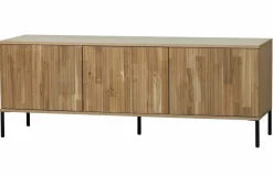 Woood New Gravure Tv Meubel 150 Cm Eiken Blanke Lak [fsc]