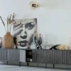 Woood New Gravure Tv Meubel 150 Cm Essen Espresso [fsc]