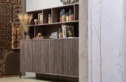 Woood New Gravure Wandkast Essen Espresso [fsc]