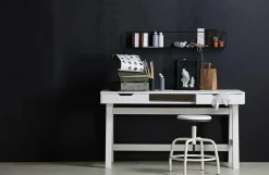Woood Nikki Bureau Grenen Wit [fsc]