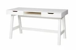Woood Nikki Bureau Grenen Wit [fsc]