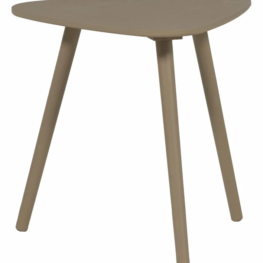 Woood Nila bijzettafels hout zand - set van 2
