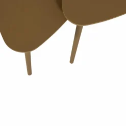 Woood Nila bijzettafels hout mud - set van 2