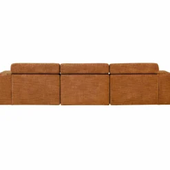 Woood Novi chaise longue bank links oranje melange