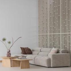 Woood Novi chaise longue bank links boucle naturel