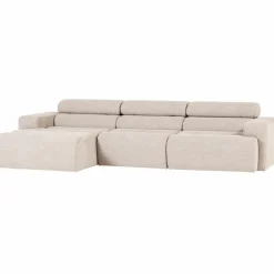 Woood Novi chaise longue bank links boucle naturel
