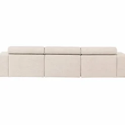 Woood Novi chaise longue bank links boucle naturel