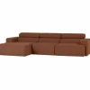 Woood Novi chaise longue bank links boucle terra