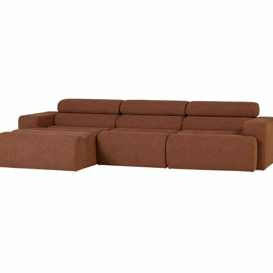 Woood Novi chaise longue bank links boucle terra