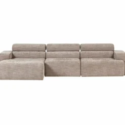 Woood Novi chaise longue bank links naturel melange