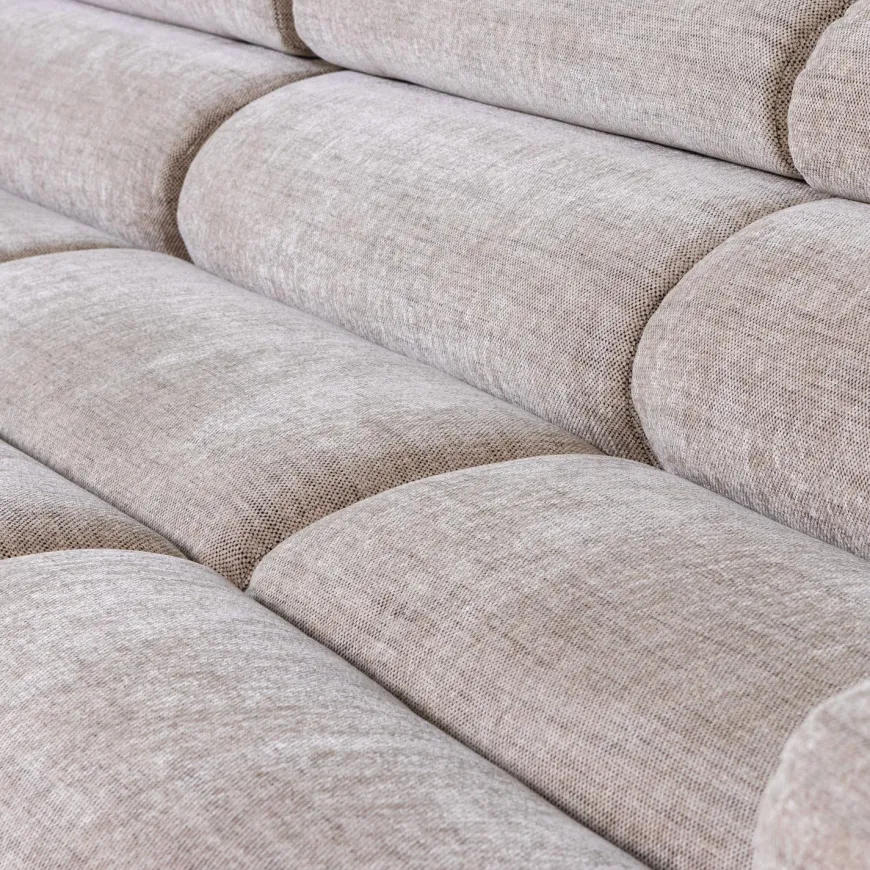 Woood Novi chaise longue bank links naturel melange
