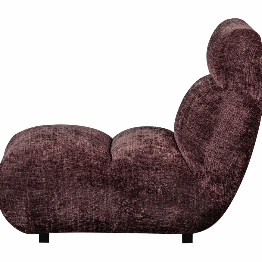 Woood Observe fauteuil aubergine