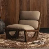 Woood Opulent fauteuil bouclé/hout naturel