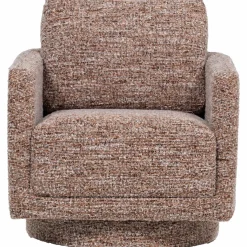 Woood Oska Draaifauteuil Bruin Melange