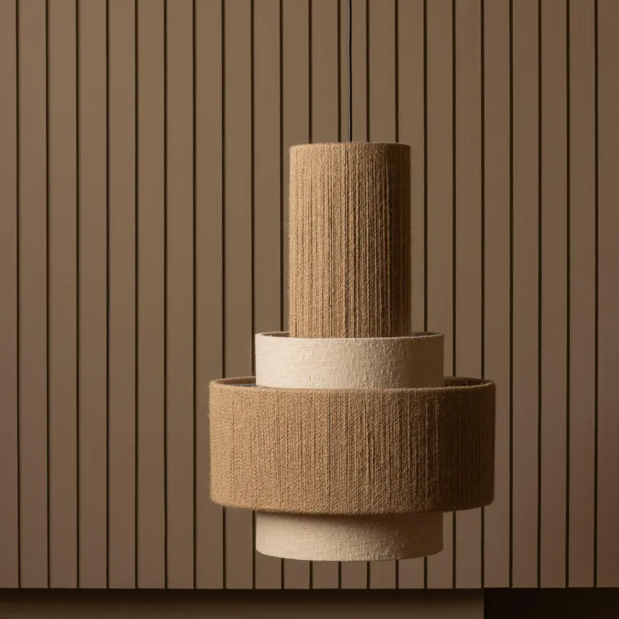 Woood Pelle hanglamp touw naturel