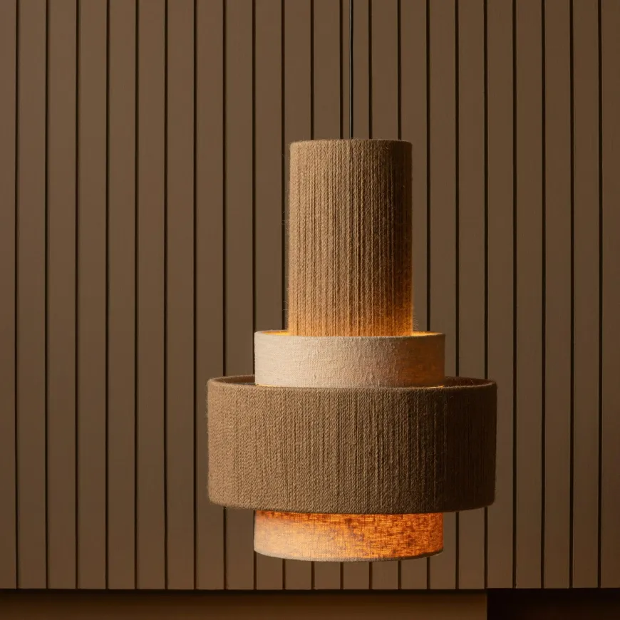 Woood Pelle hanglamp touw naturel