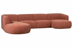 Woood Polly Bank U-vorm Links Roze