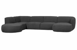 Woood Polly Bank U-vorm Links Grijs