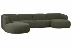 Woood Polly Bank U-vorm Links Warm Groen