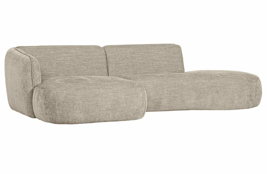 Woood Polly Chaise Longue Links Zand