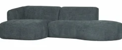 Woood Polly Chaise Longue Links Blauw/groen