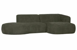 Woood Polly Chaise Longue Rechts Warm Groen