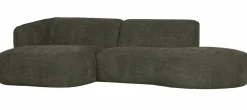 Woood Polly Chaise Longue Links Warm Groen