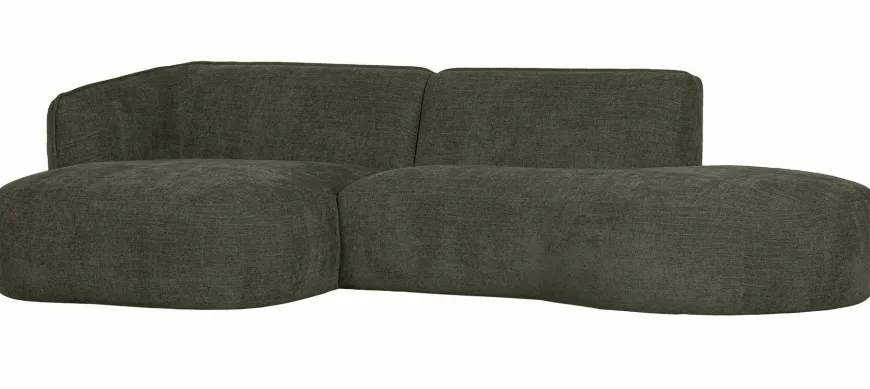 Woood Polly Chaise Longue Links Warm Groen