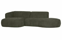 Woood Polly Chaise Longue Links Warm Groen