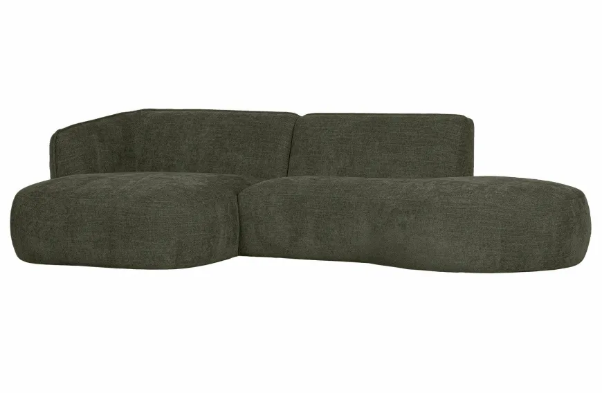 Woood Polly Chaise Longue Links Warm Groen