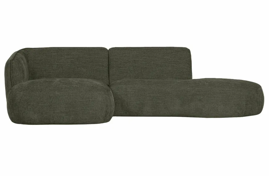 Woood Polly Chaise Longue Links Warm Groen