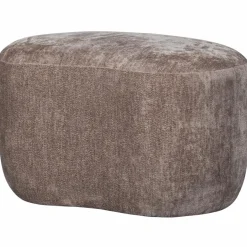 Woood Popular organische poef taupe