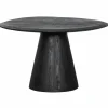 Woood Posture salontafel hout zwart ø70cm