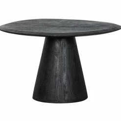 Woood Posture salontafel hout zwart ø70cm